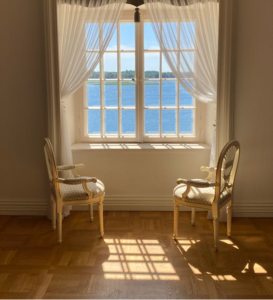 Window with a sea view